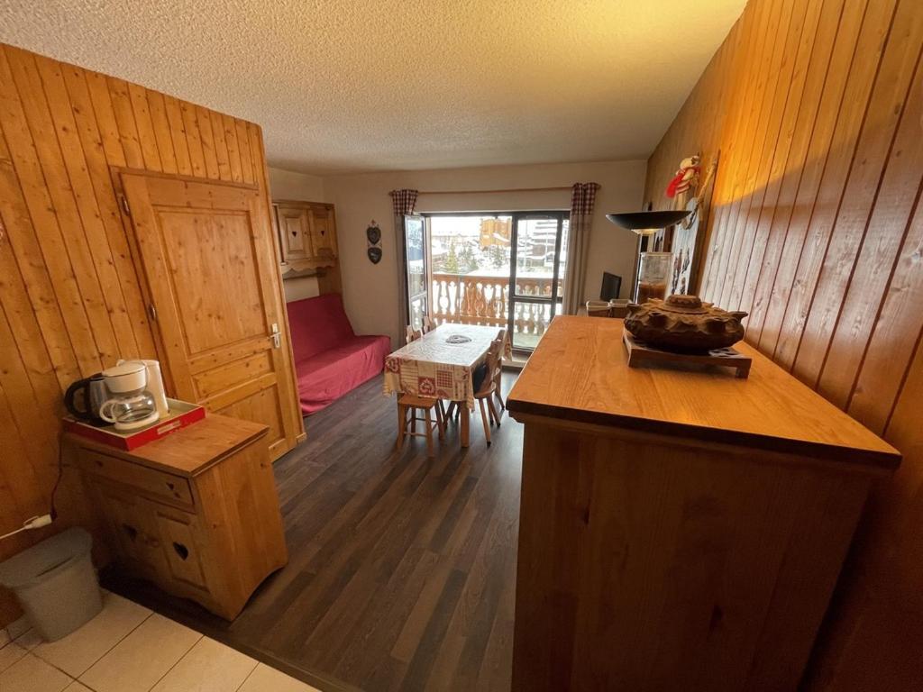 Superbe Studio Avec Vue Exceptionnelle Alpe d'Huez Bagian luar foto